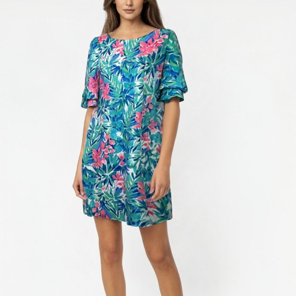Pappagallo Floral Dress Size Medium